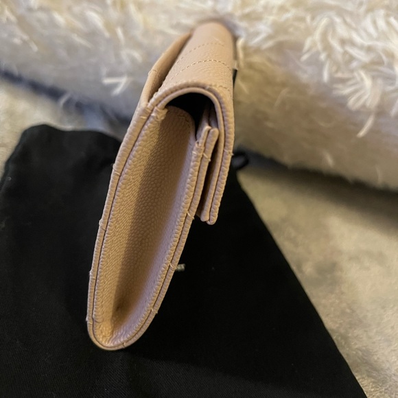 Barely Used Auth SAINT LAURENT Cassandre Matelassé Small Envelope Wallet - Picture 7 of 8